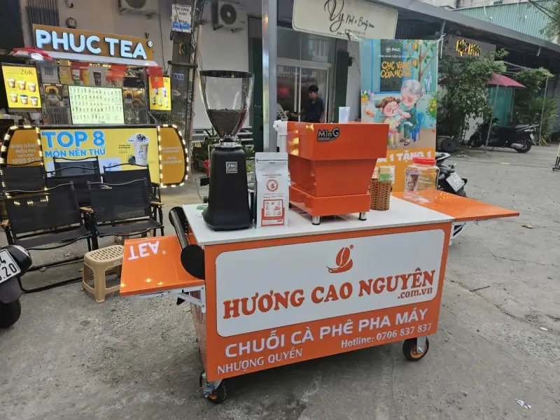 Mô hình Kiosk / Xe đẩy (Takeaway / Grab & Go)