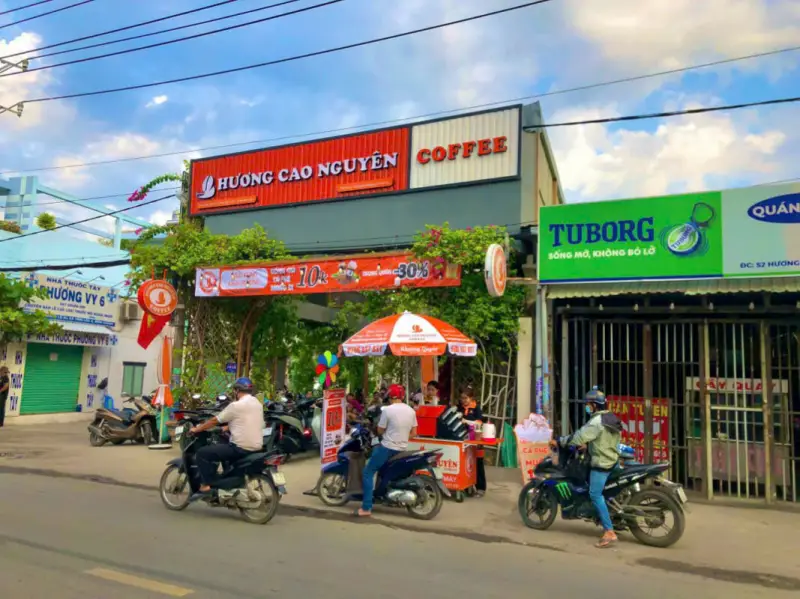 Mô hình nhượng quyền quán cafe Hương Cao Nguyê
