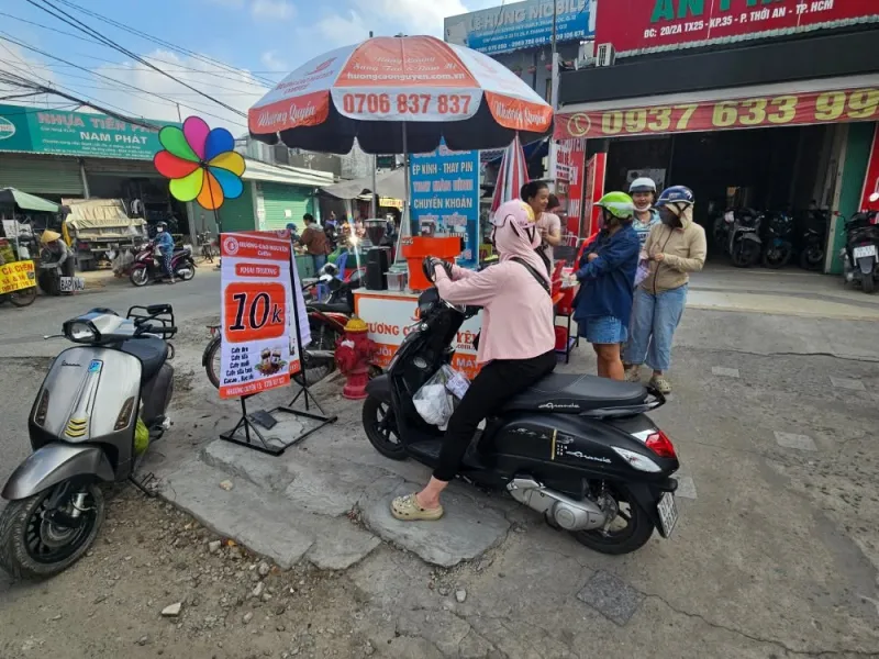 Mô hình cafe nhượng quyền Take Away của Hương Cao Nguyên