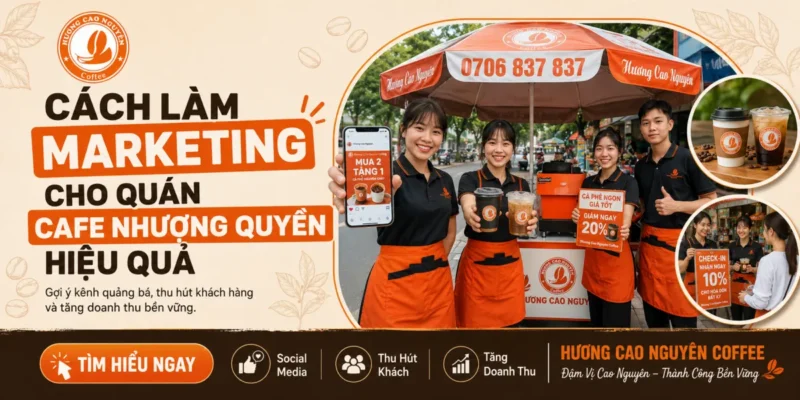Cách Làm Marketing Cho Quán Cafe Nhượng Quyền Hiệu Quả
