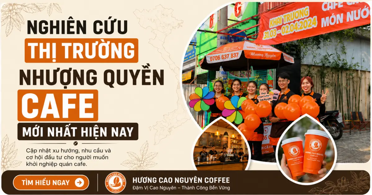 Nghiên Cứu Thị Trường Nhượng Quyền Cafe Mới Nhất Hiện Nay